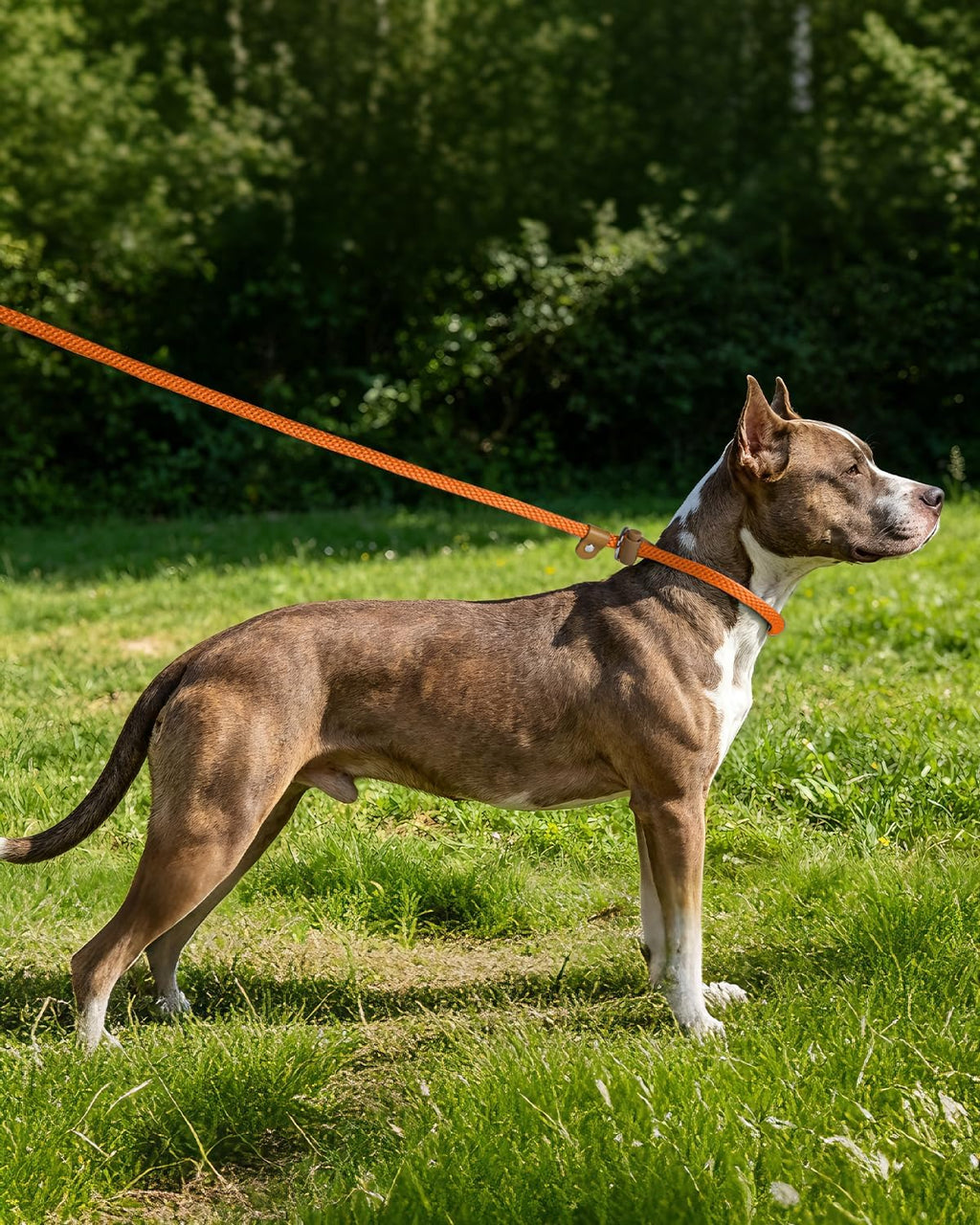Dog Leash Slip Lead Braided Rope Pet Training Loop Leashes 5ft 6ft 8ft