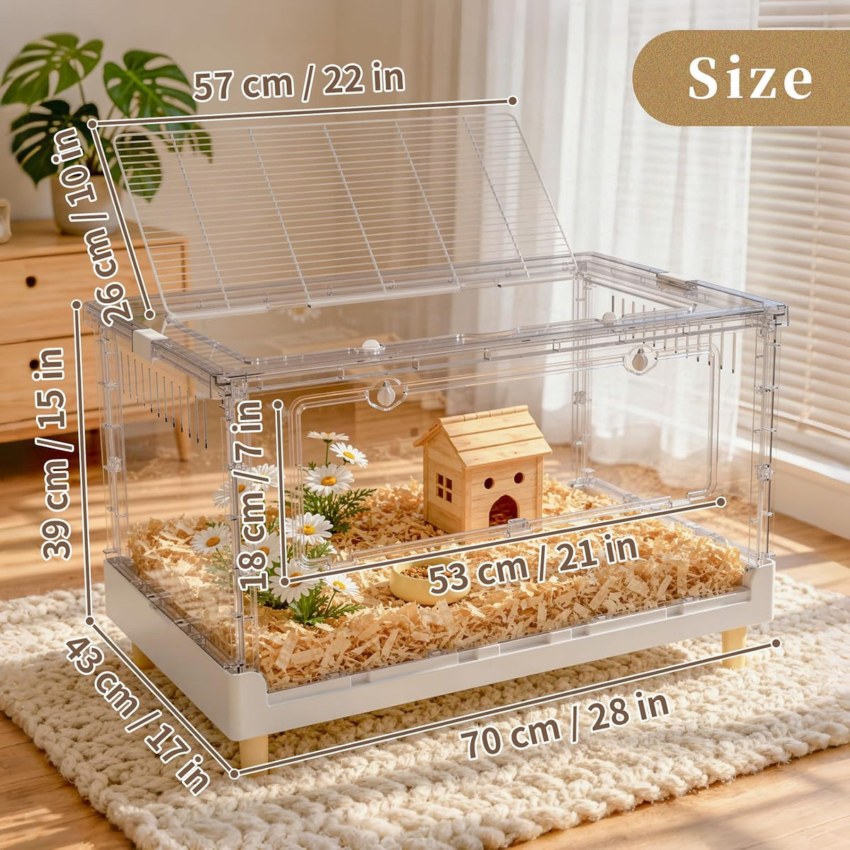Hamster Cage Panoramic High Playhouse Adventure Habitat