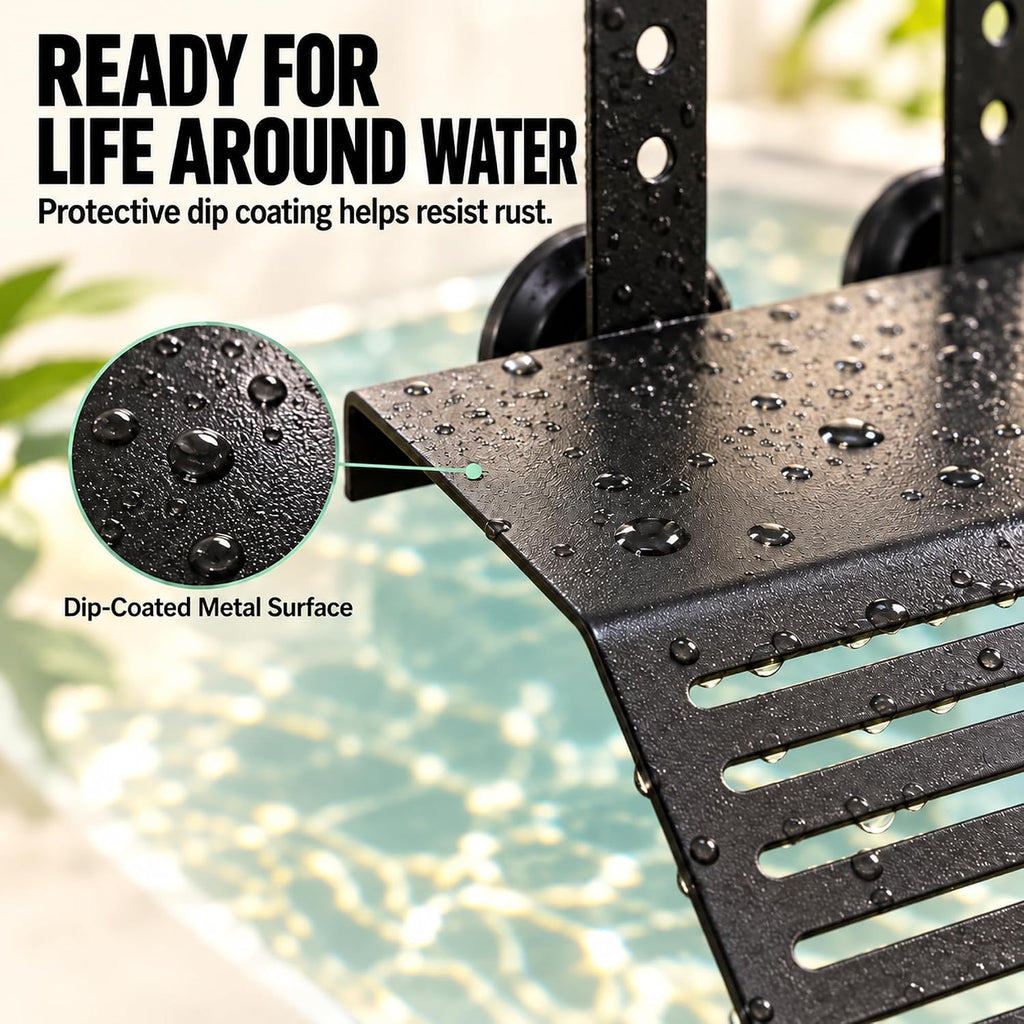 Turtle Basking Platform Large, 7.9 x 7.9 x 1.6 In Heavy Duty Dock