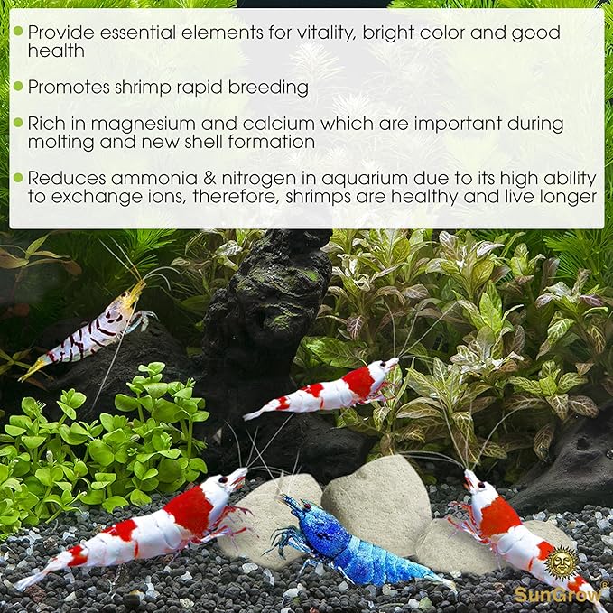 SunGrow Shrimp Rocks, Magnesium Rocks - Image 3