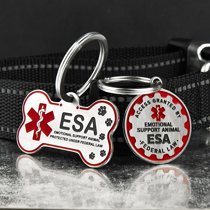 HOPELF Engraved Personalized ESA Tag - Image 4