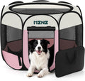Dog Playpen, Portable Puppy Pet Crate Indoors by MZNZ