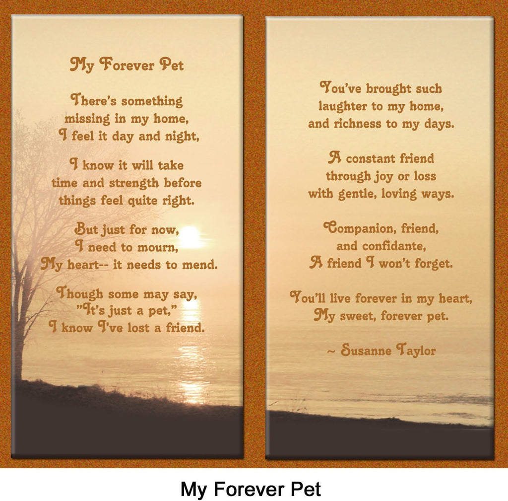 Pet Loss Remembrance Memorial Pet Picture Frame Keepsake & Sympathy Gift