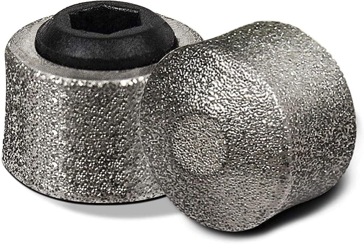 REXIPETS Dog Nail Grinder Replacement Head - Pet Nail Grinder Diamond Tip for Paws- 2 Pack Professional Dog Claw Grinder Bits Replaceable Diamond Nail Grinder Wheel (Tall)