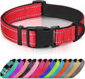 Joytale Reflective Dog Collar, Soft Neoprene Padded, Metal D-Ring, Nylon Pet by Joytale