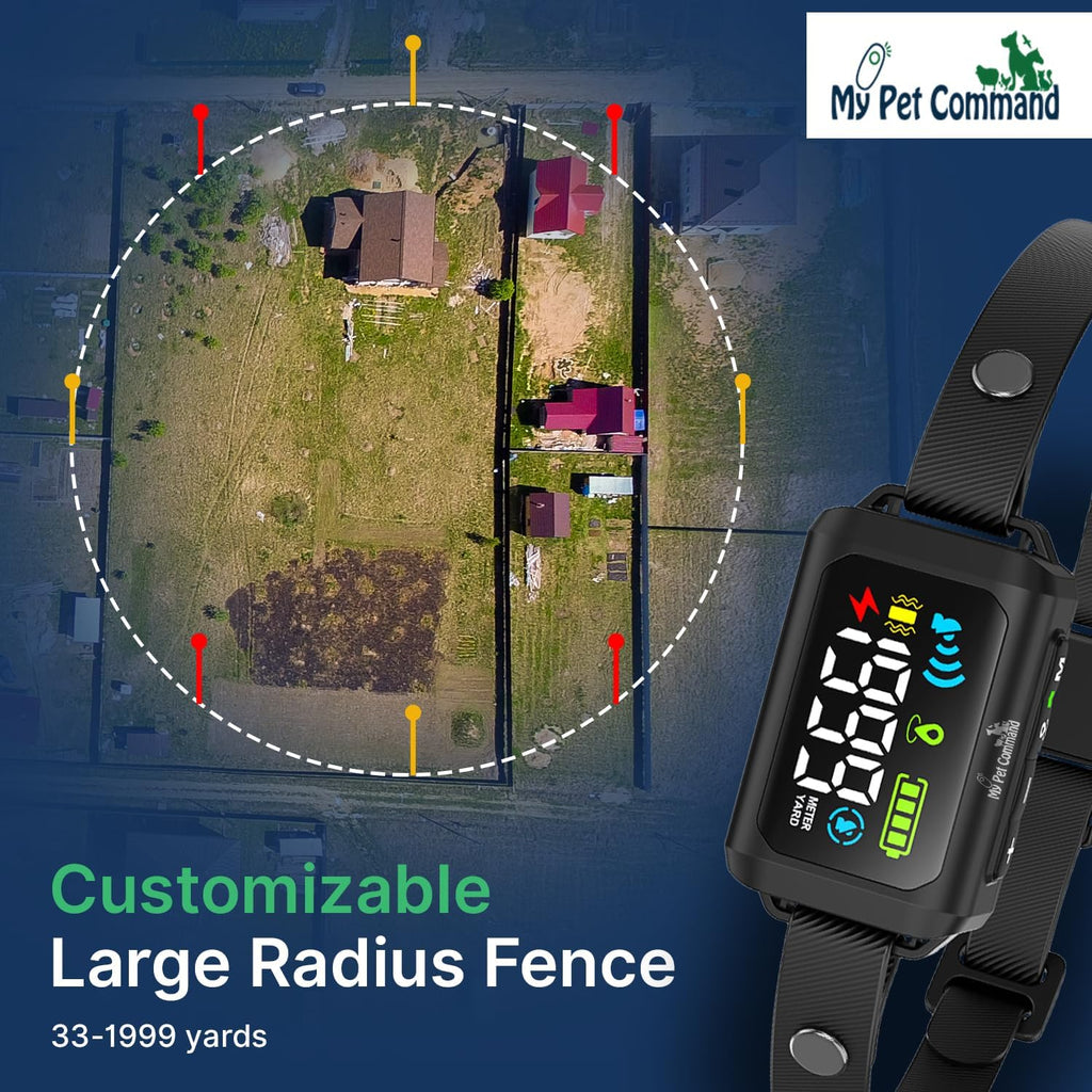 My Pet Command Wireless GPS Circular Dog Fence No Wires No Base Transmitter
