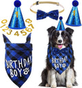 Weewooday Dog Birthday Party Supplies Birthday Boy Girl Cake Bandana Triangle by Weewooday