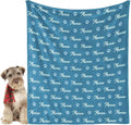 Personalized Dog Blanket, Customized Pet Blankets by GlisterGlow