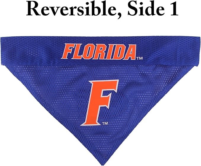 Pets First Collegiate Pet Accessories, Reversible Bandana, Florida Gators - Image 3