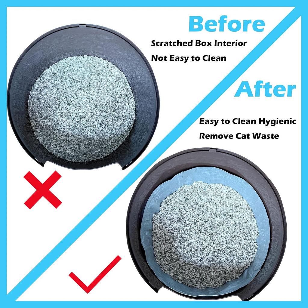 2 Pack Reusable Liners Compatible with Hidden Plant Litter Box