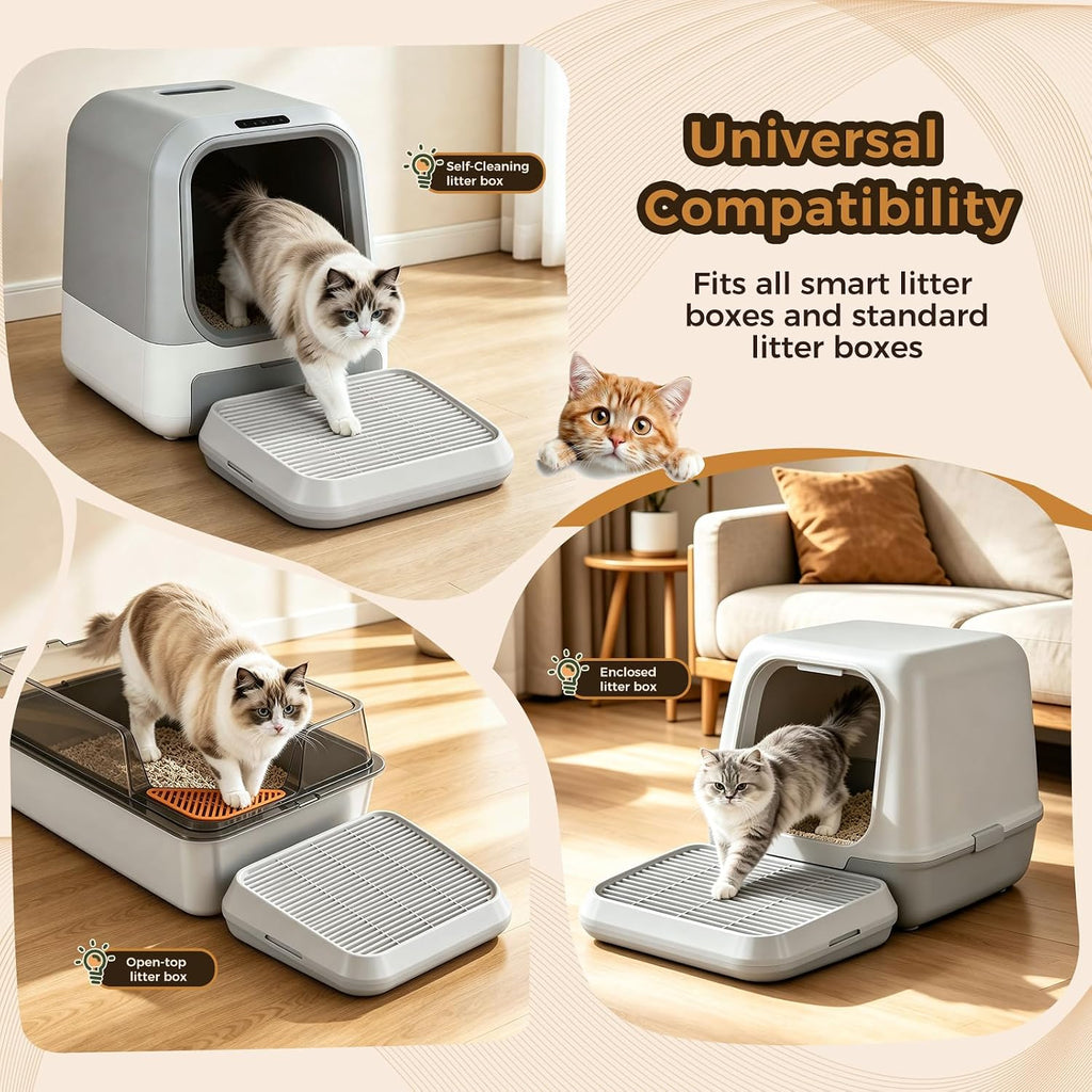 Litter Box Step for Cat - Litter Box Ramp with Filter Function