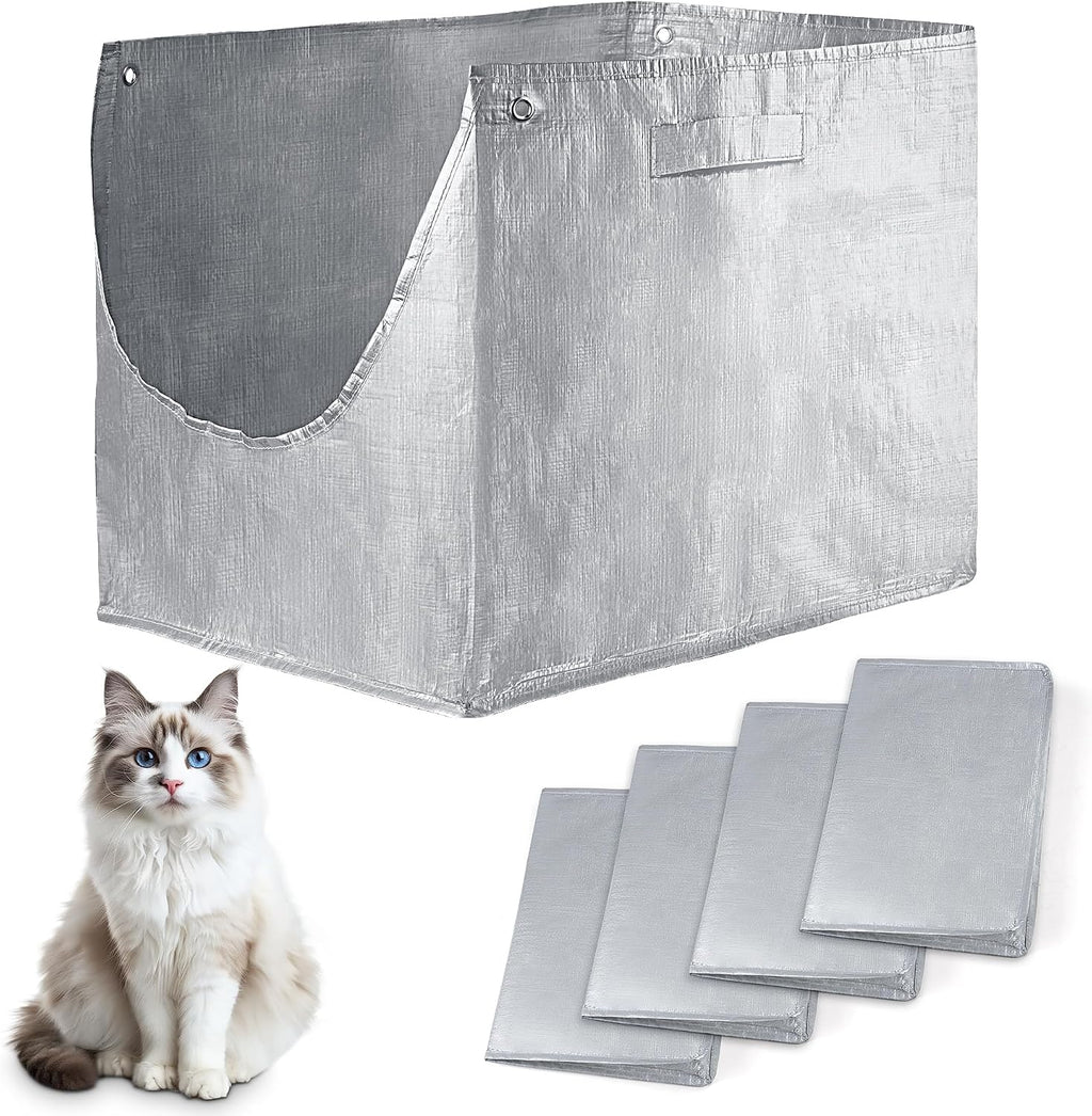 4 Pack Reusable Type D Liners Compatible with Modkat XL Litter Box