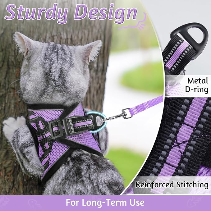 rabbitgoo Cat Harness and Leash Set - Image 3
