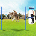 PAWISE Dog Agility Training Equipment, Pet Training Hurdles & Weave Poles Set by PAWISE