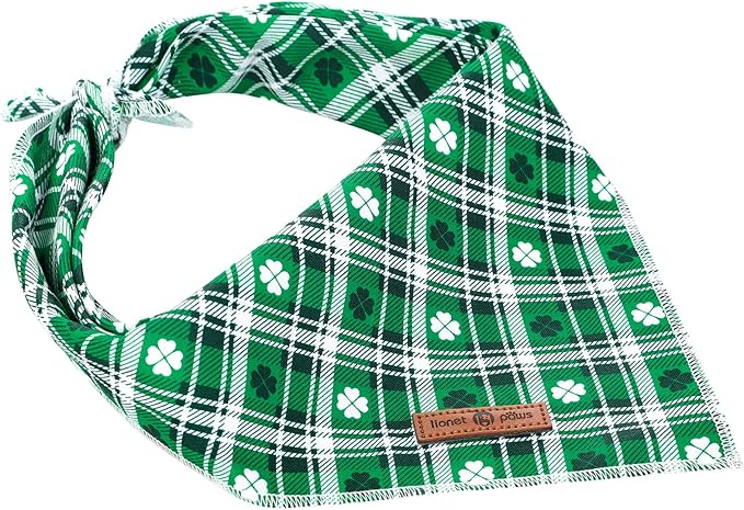 lionet paws St Patricks Dog Bandana - Image 4