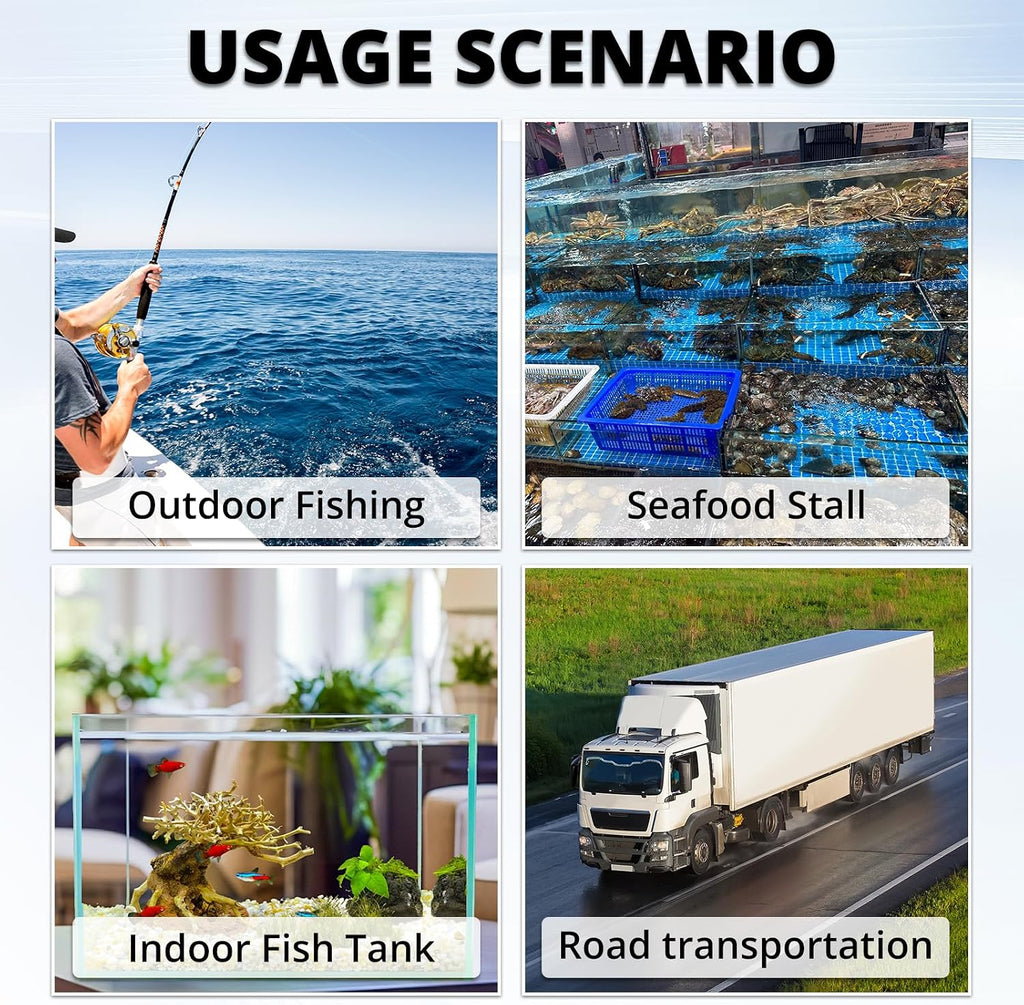 Battery Powered Fish Aerator for 6-Gallon Bucket