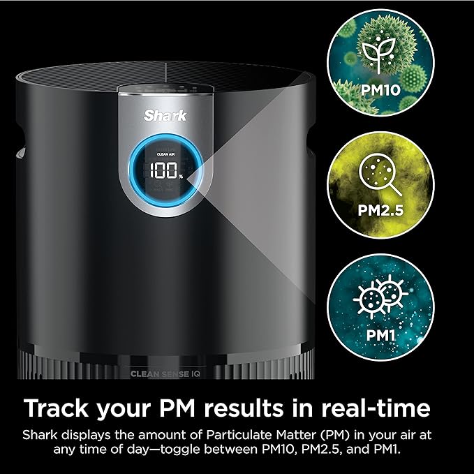 Shark Air Purifier for Home, and Bedroom, Clean Sense Technology, HEPA Air - Image 11