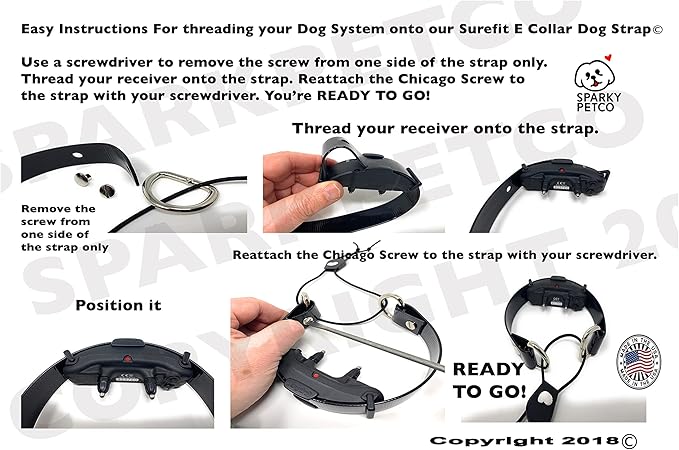 Sparky Pet Co - Surefit ECollar Replacement Strap - Bungee Dog Collar - - Image 4