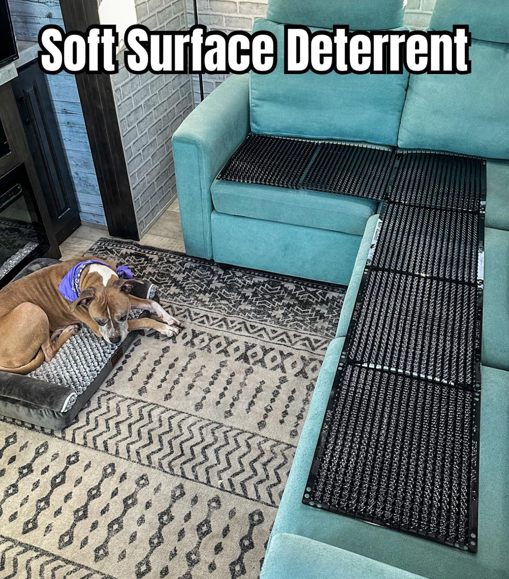 10 Pack Scat Mats for Dogs & Cats – Keep Dogs Off Couch & Furniture, Couch Deterrent & Pet Repellent Mats, Keep Cats Off Countertops