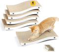 Cat Scratcher, Durable Scratch Pad, Corrugated Cardboard Scratching Board by Conlun