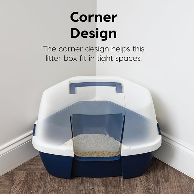 IRIS USA Corner Cat Litter Box Enclosure - Image 3
