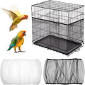 2pcs Large Bird Cage Seed Catcher Guards, Breathable Airy Nylon Mesh Material by Unknown