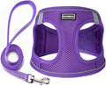 Dog Harness with Leash Set, No Pull Adjustable Reflective Step-in Puppy Pet by BOOMIBOO