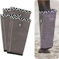 Fine Mesh Fly Boots Loose Fitting & Non-Slip Horse Fly Leggings Fleece Air Flow (Set of 4)