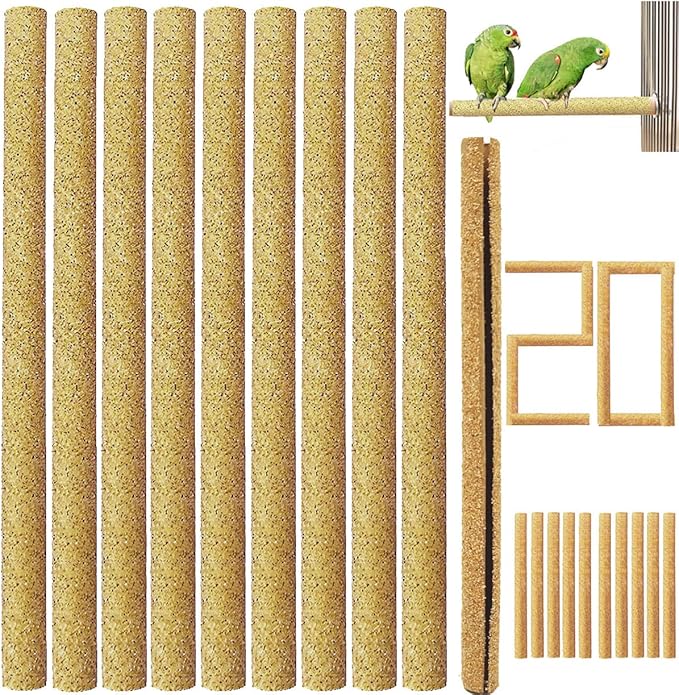 20Pcs Sand Perch Covers for Bird by Birheatry