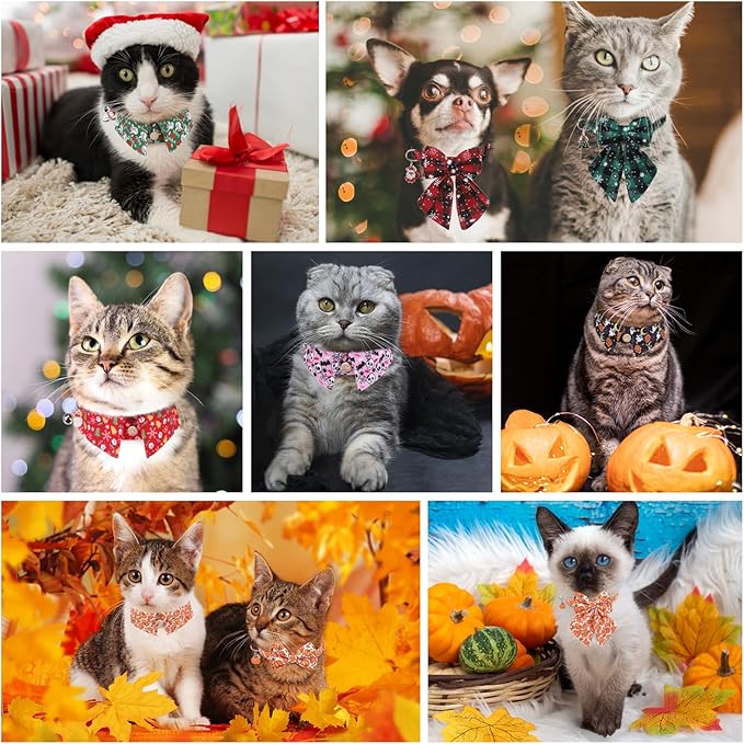 Christmas Cat Collar with Bells & Cute Pendant - Image 6