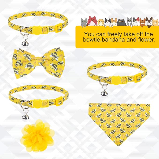 Breakaway Cat Collars with Bell & Cute Pendants - Image 5