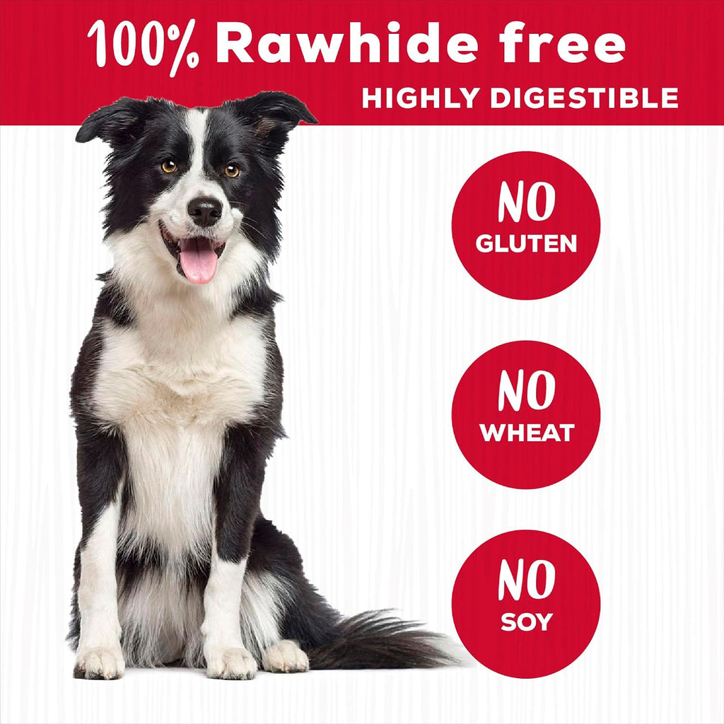 Country Kitchen Rawhide Free, Beef Rings Dog Chews, 21 Count
