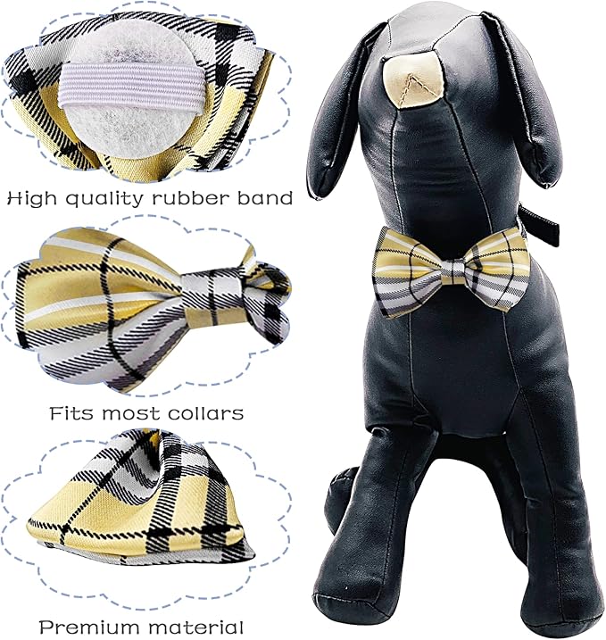 PET SHOW Pet Small Dogs Collar Embellishment Attachment Bow Ties Puppies Cats - Image 3