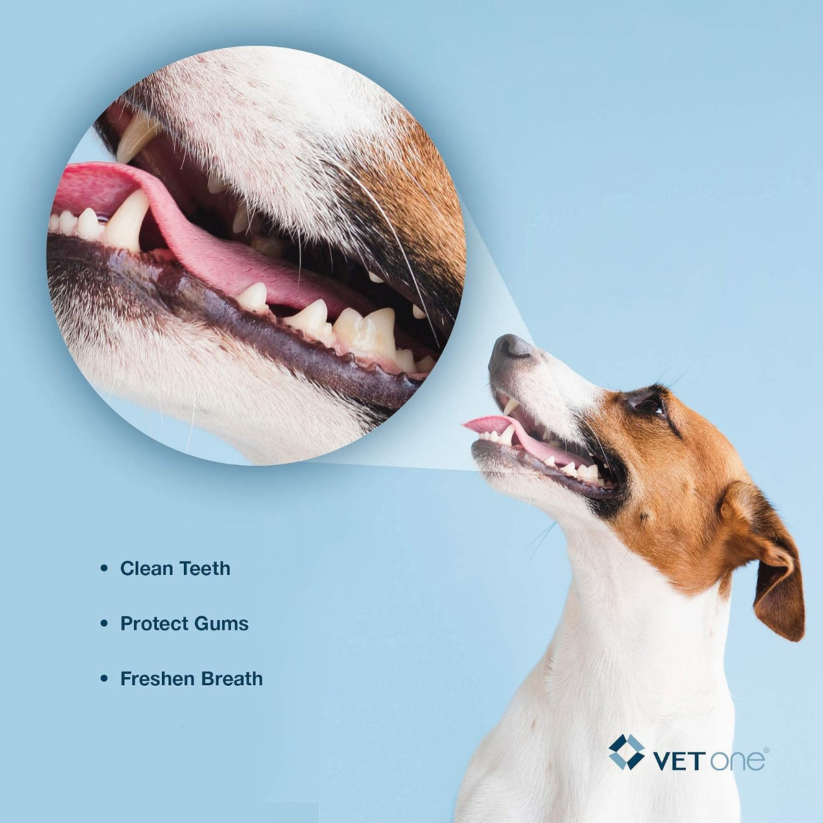 Vet One DuoClenz Rawhide Dental Chews | Medium Dogs | 30 Count Bag