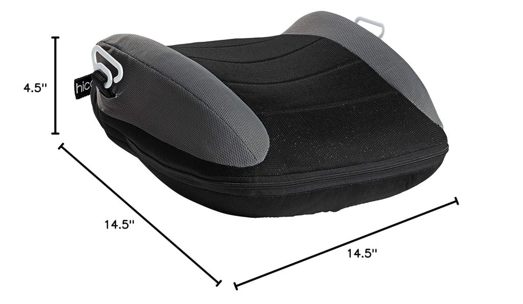 UberBoost Inflatable Booster Seat for Car, Travel Booster Seat, Black/Gray