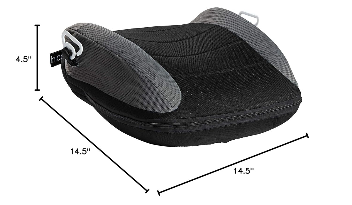 UberBoost Inflatable Booster Seat for Car, Travel Booster Seat, Black/Gray