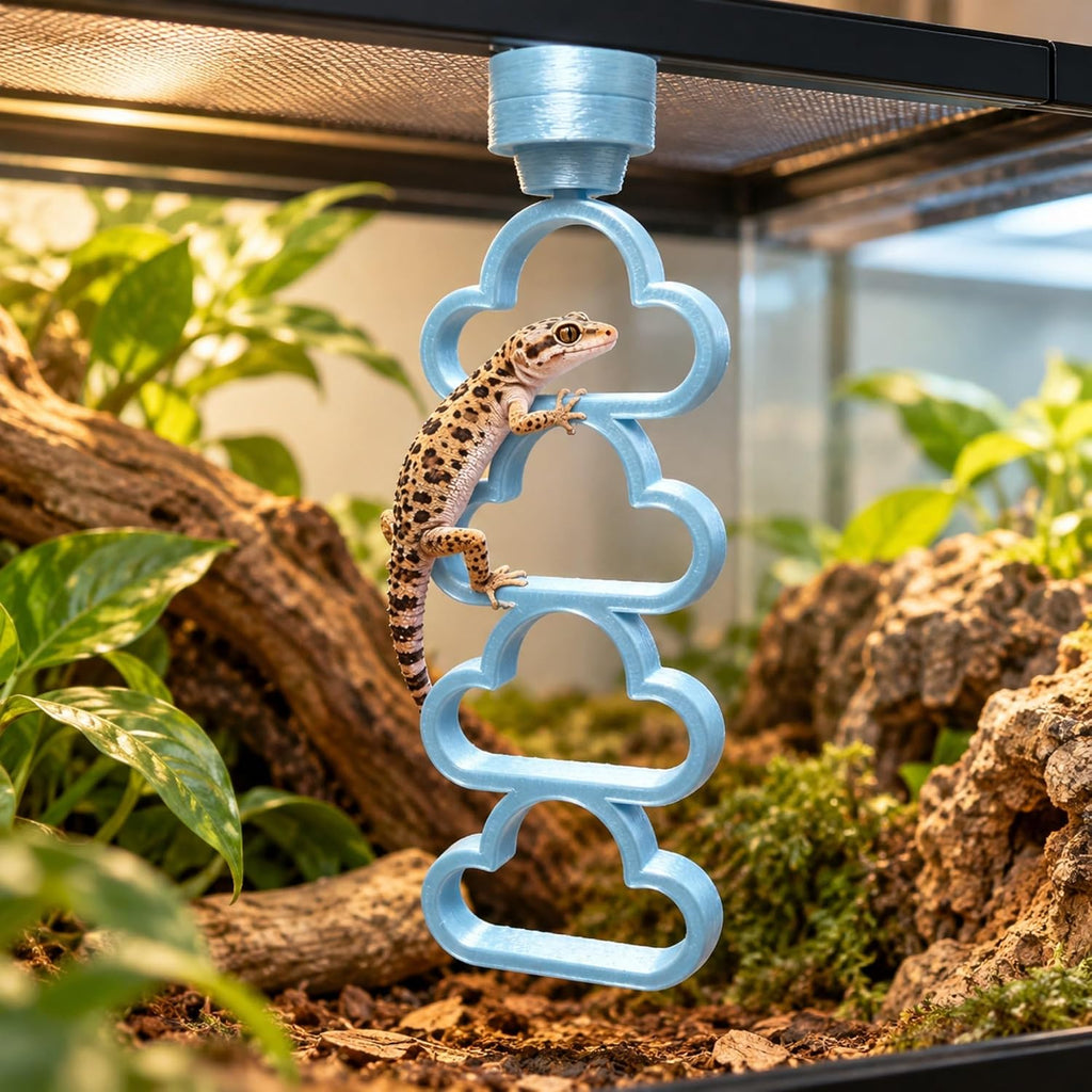 Crested Gecko Tank Accessories Magnetic Cloud Climbing Ledge 3D Printed