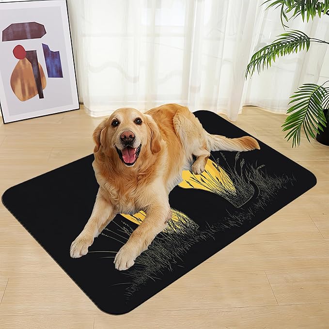 Giner Cat Moon Pet Food Mat for Cats and Dogs–Christmas Stocking Absorbent - Image 7