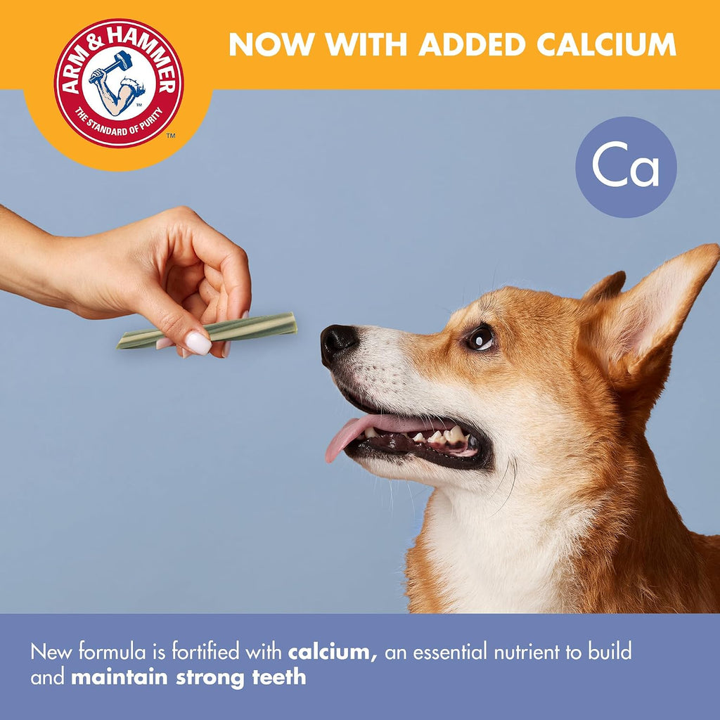 ARM & HAMMER Smoothies Dental Dog Chews, Mint Flavor, Medium, 8 Count (Pack of 2)