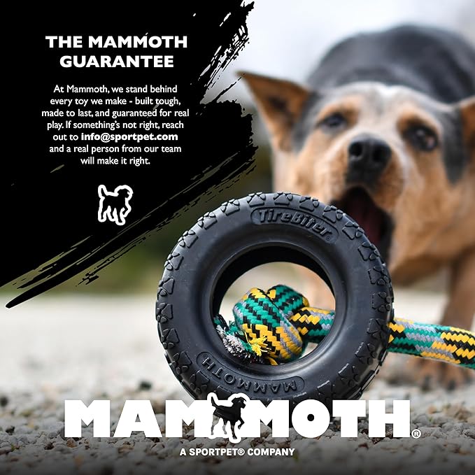 Chew King by Mammoth Premium Treat Dispensing Dog Toy, Durable Natural Rubber - Image 9