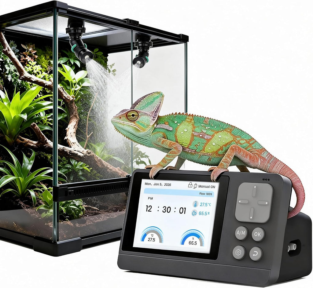 Smart Reptile Mister, Automatic Misting System with Sensor for Reptile Tank