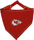 Pets First NFL Kansas City Chiefs TIE Bandana, Small/Medium. Dog Bandana Scarf by PETSFIRST