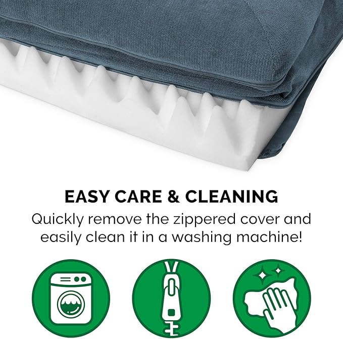Furhaven Orthopedic Dog Bed for Large Dogs w/ Removable Bolsters & Washable - Image 8