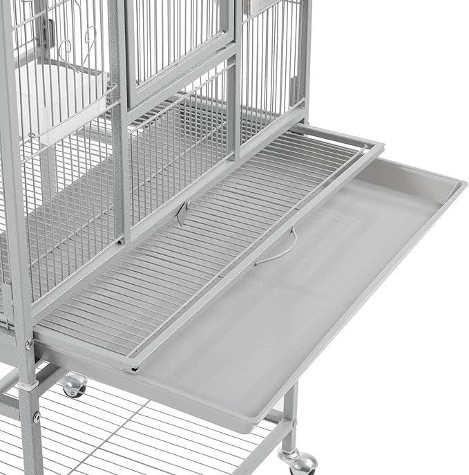 Topeakmart 53.5inch Height Large Bird Cage Extral Space Parrot Cage - Image 5