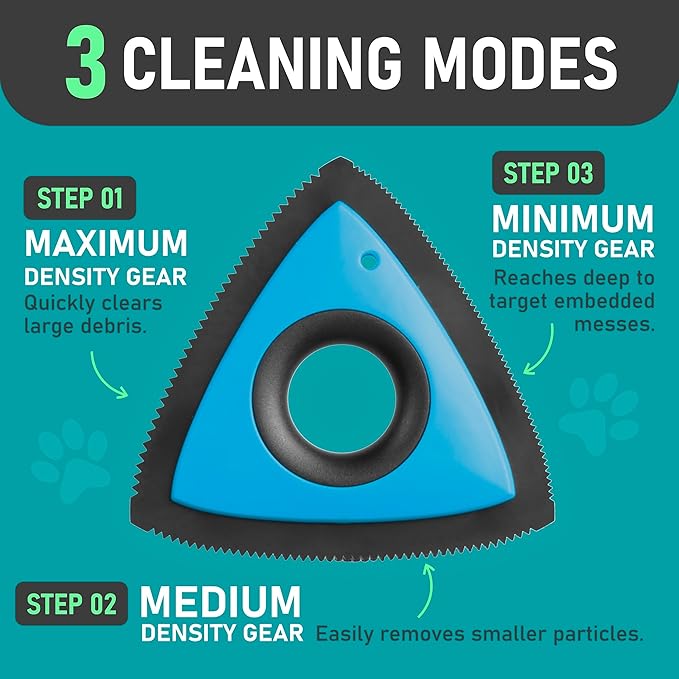 Maxpower Planet Pet Grooming Rake and Mini Pet Hair Remover Tool, Undercoat Rake - Image 4