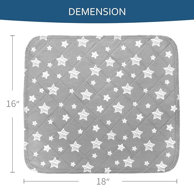 Waterproof Bed Pads Washable, Absorbent Chuck Pads - Image 4