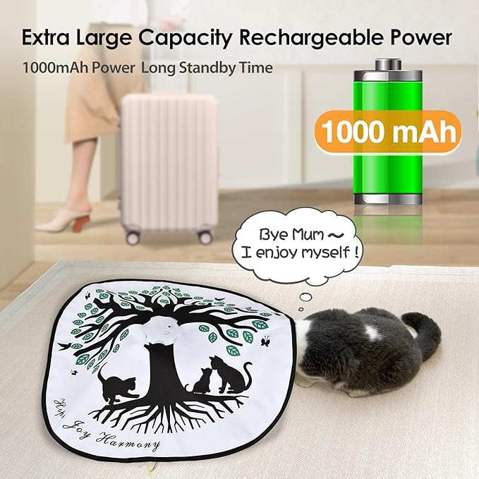 ORSDA Cat Toys for Indoor Cats 4 in 1 Interactive Automatic Cat Toys for Bored - Image 6