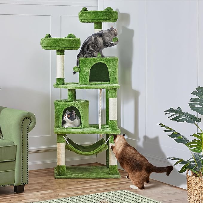 Topeakmart 62.2 inches Cat Tree - Image 2