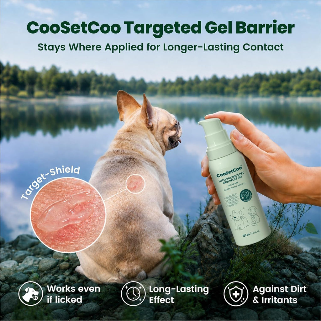 Dogs & Cat Skin Relief Gel for Hot Spot, Wound,Skin Discomfort