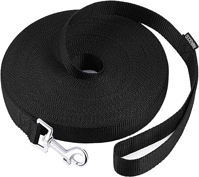 AmaGood Dog/Puppy Obedience Recall Training Agility Lead-15 ft 20 ft 30 ft 50 by DOGLEASH